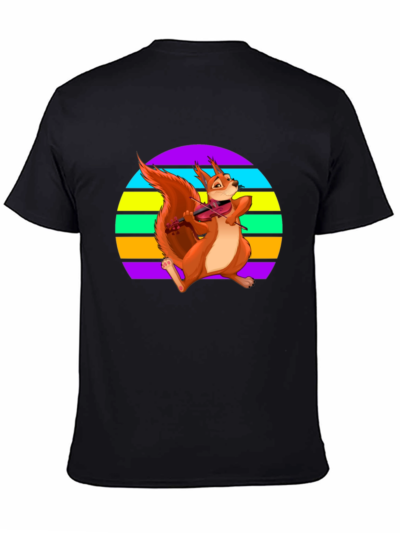 Squirrel Violinist Graphic Tee