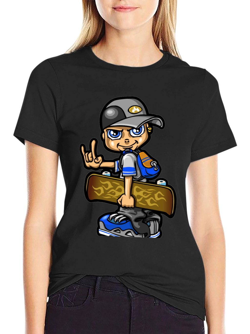 Cool Kid Skateboard Graphic Tee