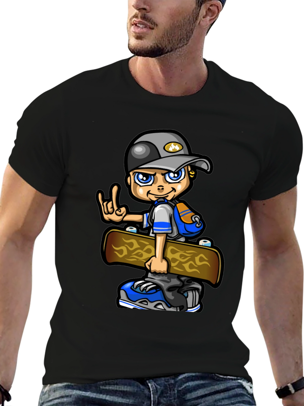Cool Kid Skateboard Graphic Tee