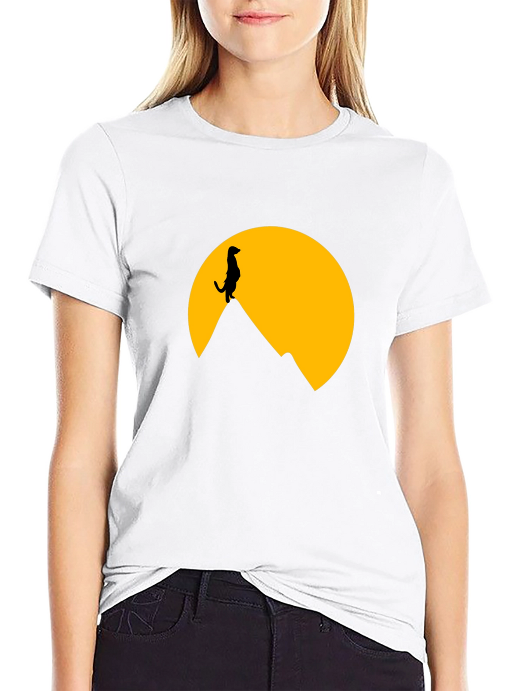 Meerkat Silhouette T-Shirt - Graphic Tee