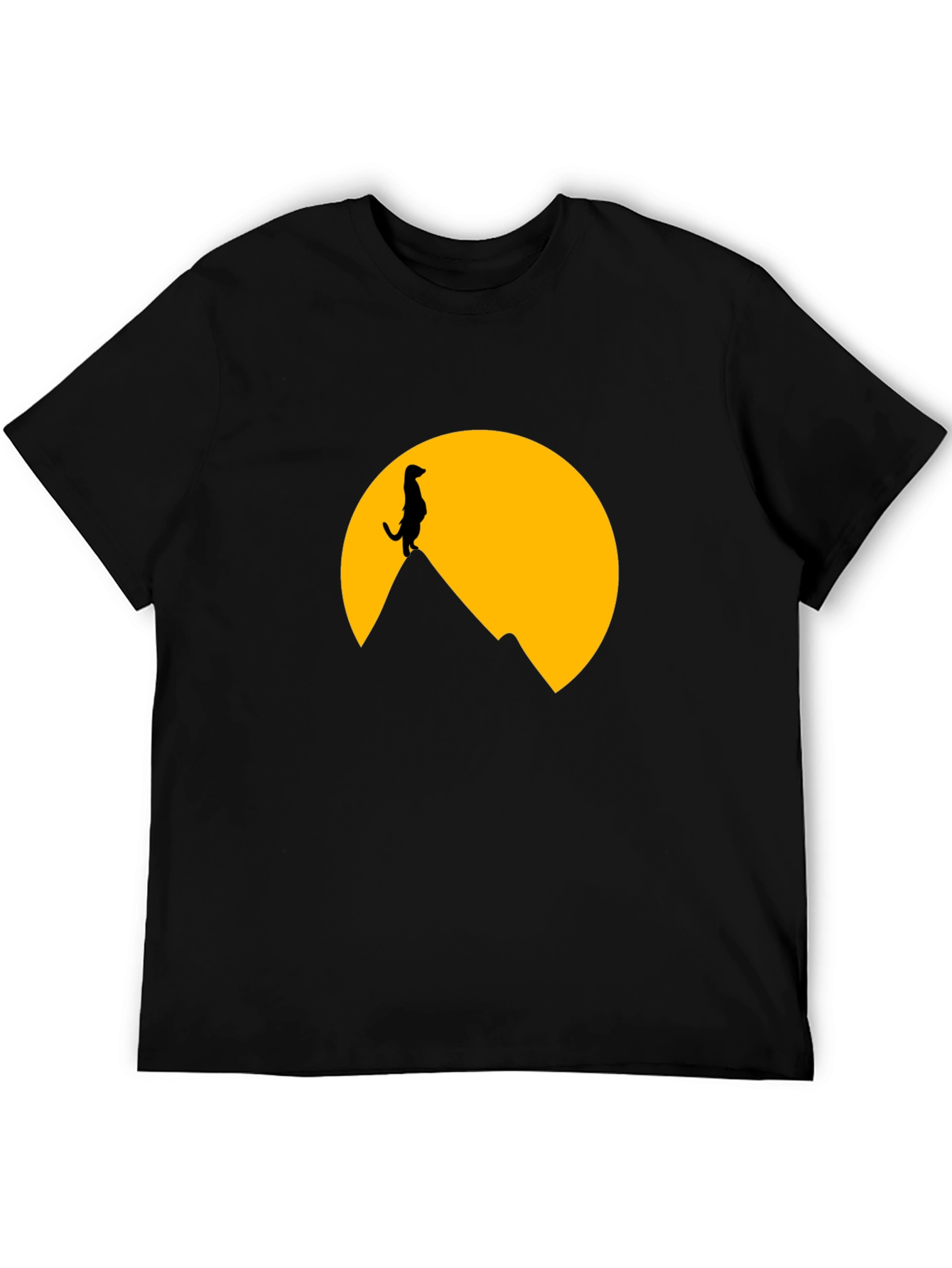 Meerkat Silhouette T-Shirt - Graphic Tee