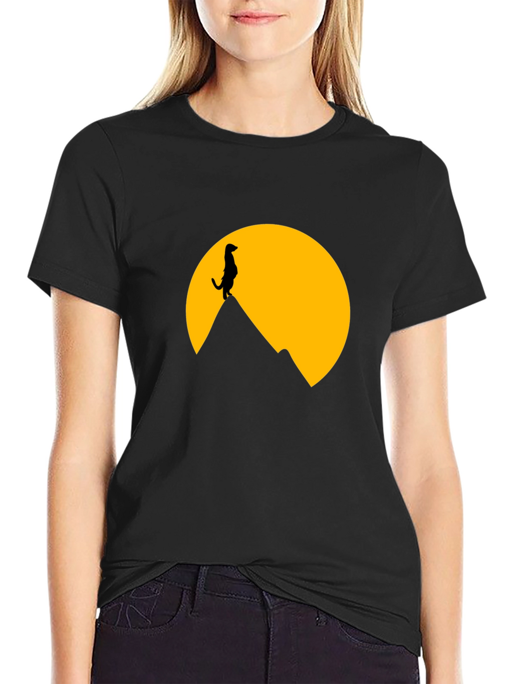 Meerkat Silhouette T-Shirt - Graphic Tee
