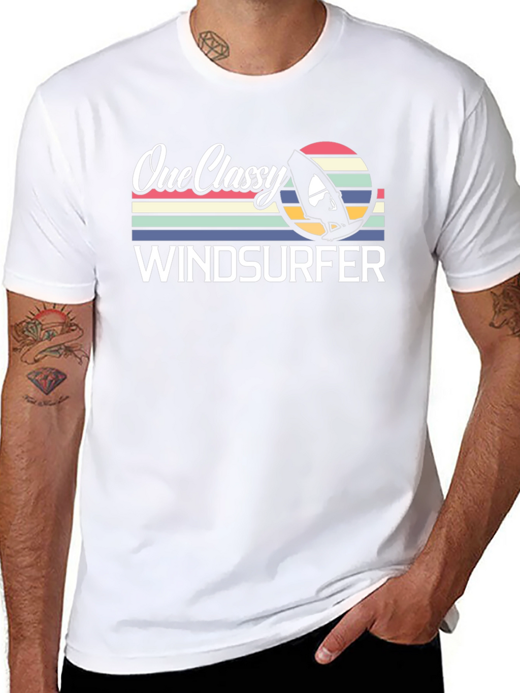 One Classy Windsurfer Graphic Tee