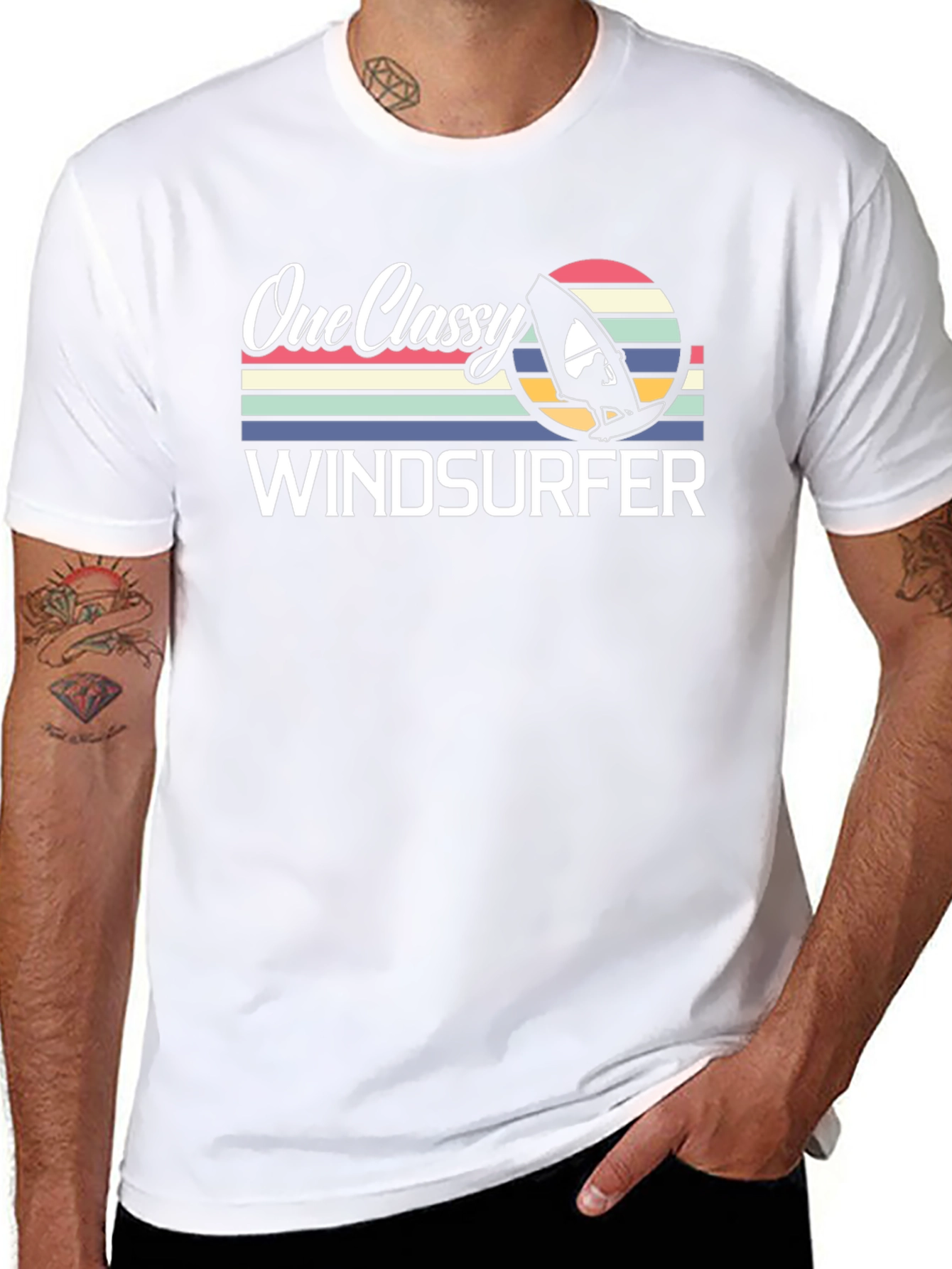 One Classy Windsurfer Graphic Tee