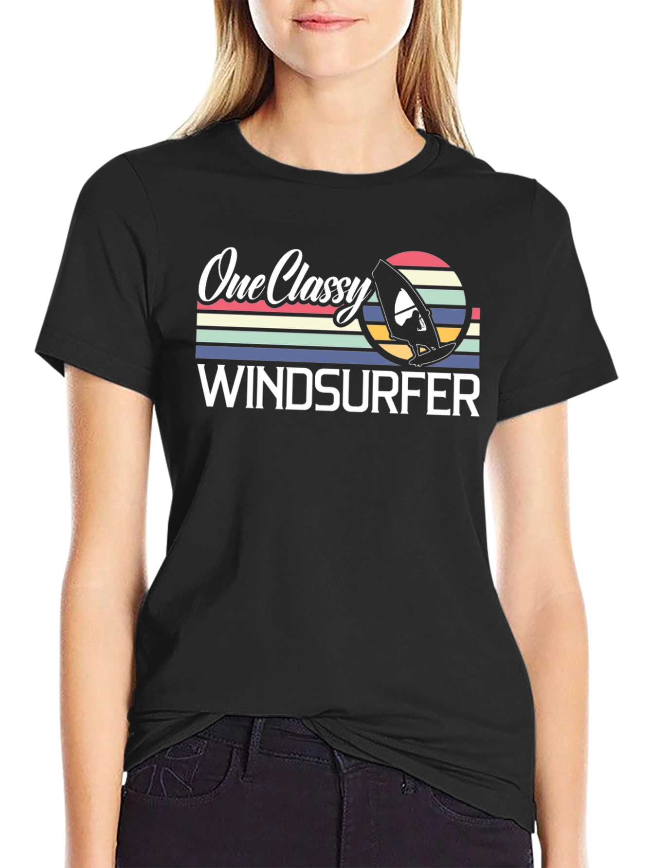 One Classy Windsurfer Graphic Tee