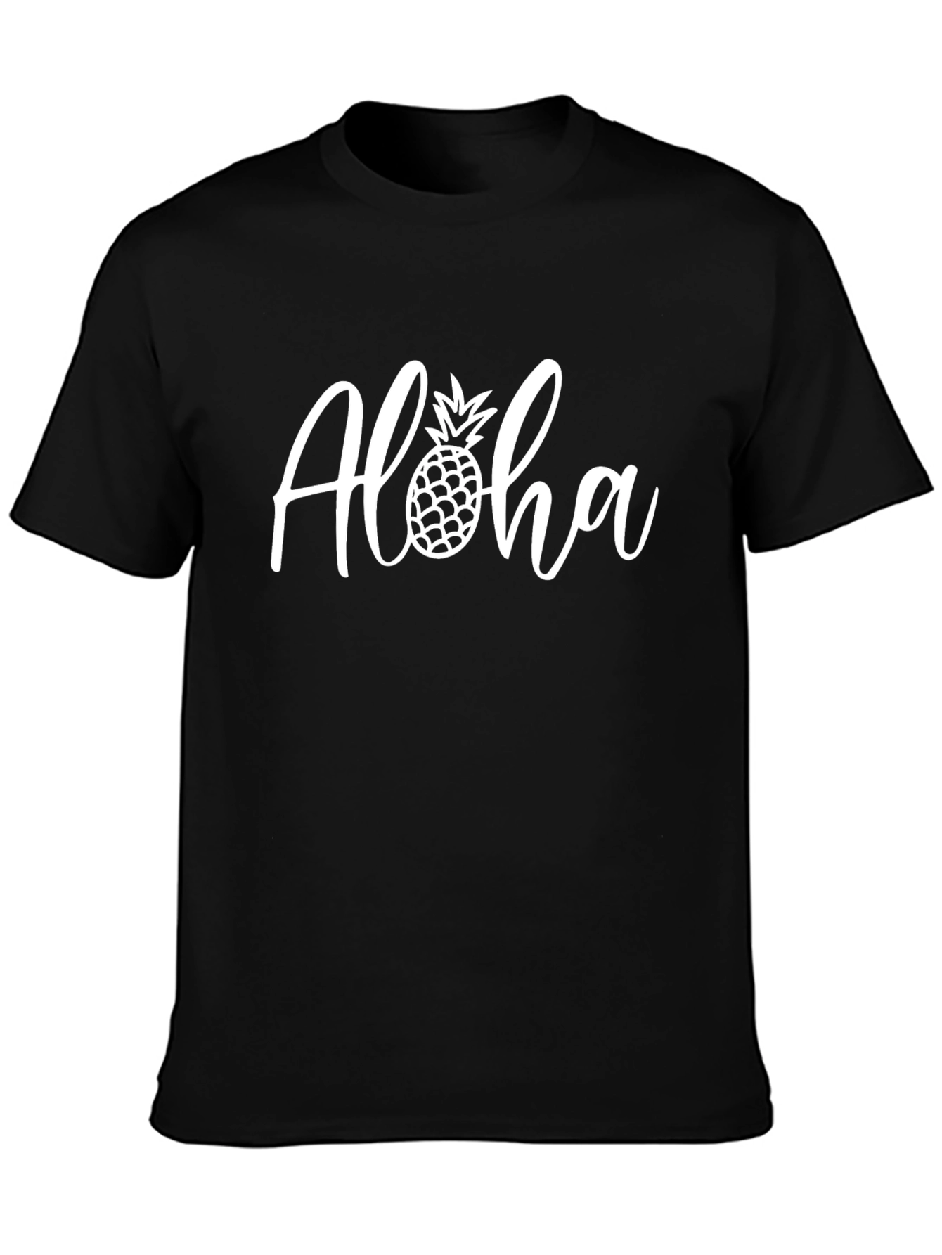Aloha Pineapple Graphic T-Shirt - Casual Summer Style