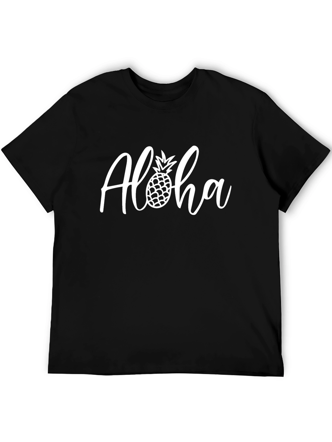 Aloha Pineapple Graphic T-Shirt - Casual Summer Style
