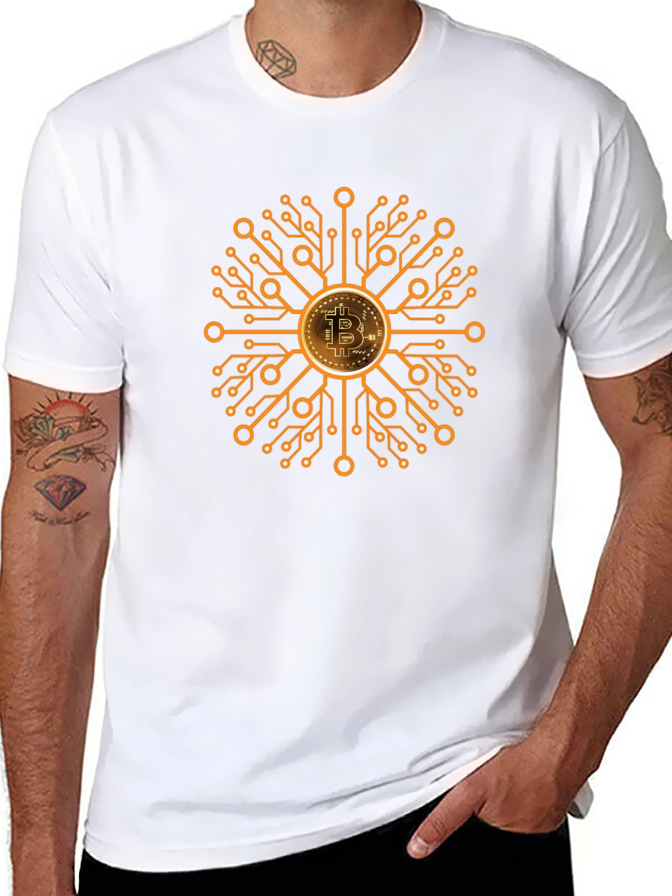Bitcoin Circuit Tee - Crypto Style