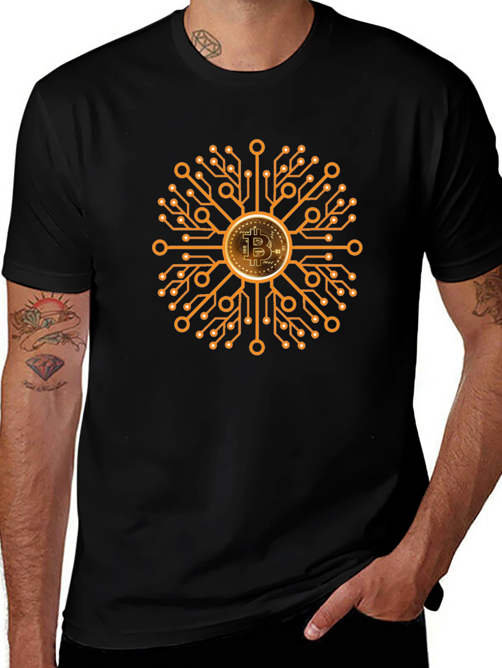Bitcoin Circuit Tee - Crypto Style