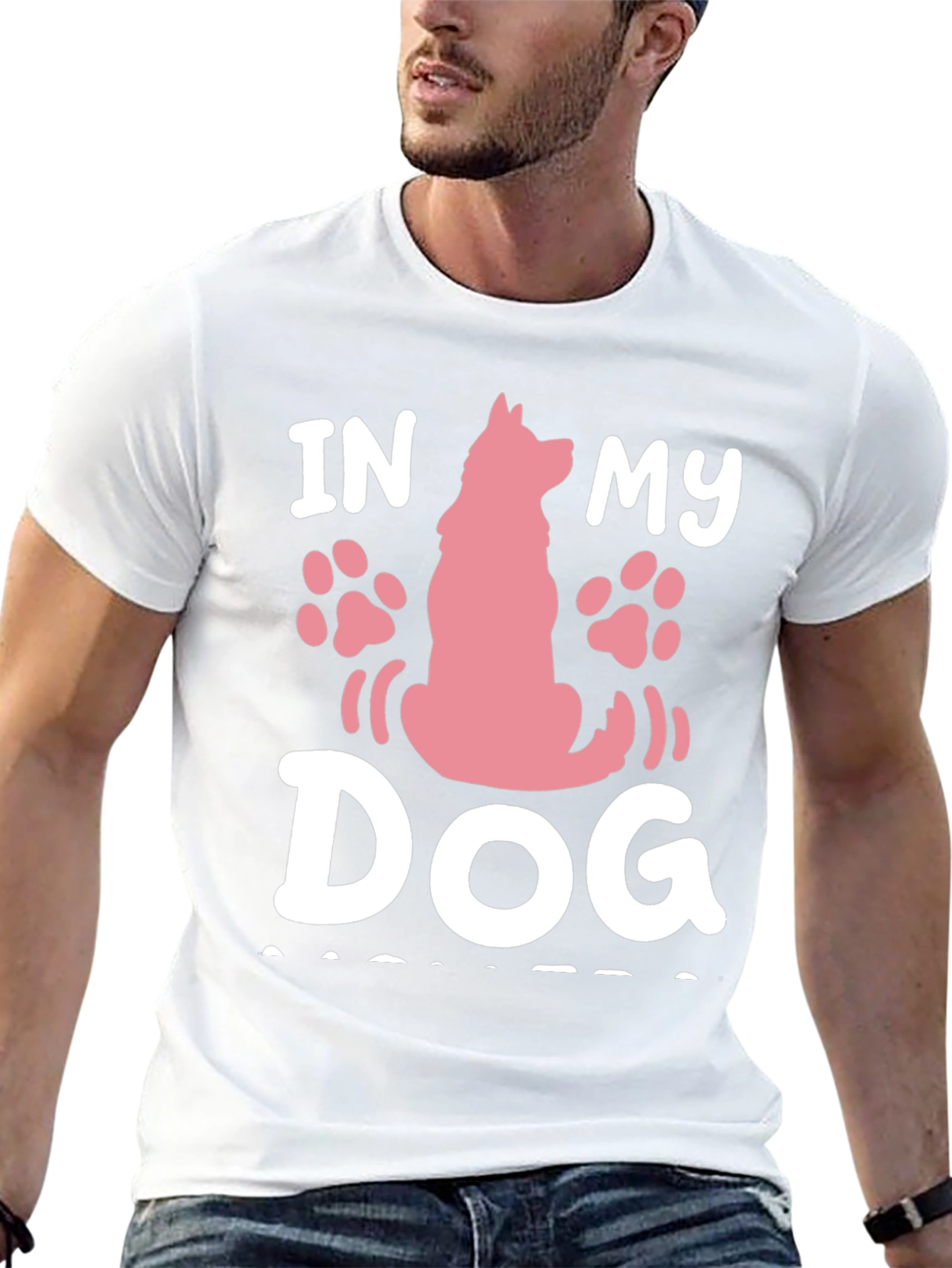In My Dog Mom Era Graphic Tee - Black
