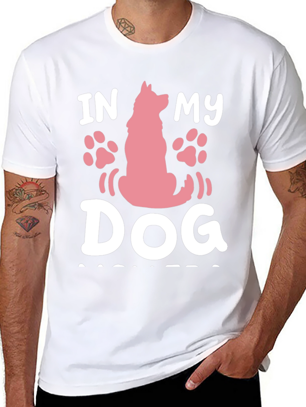In My Dog Mom Era Graphic Tee - Black
