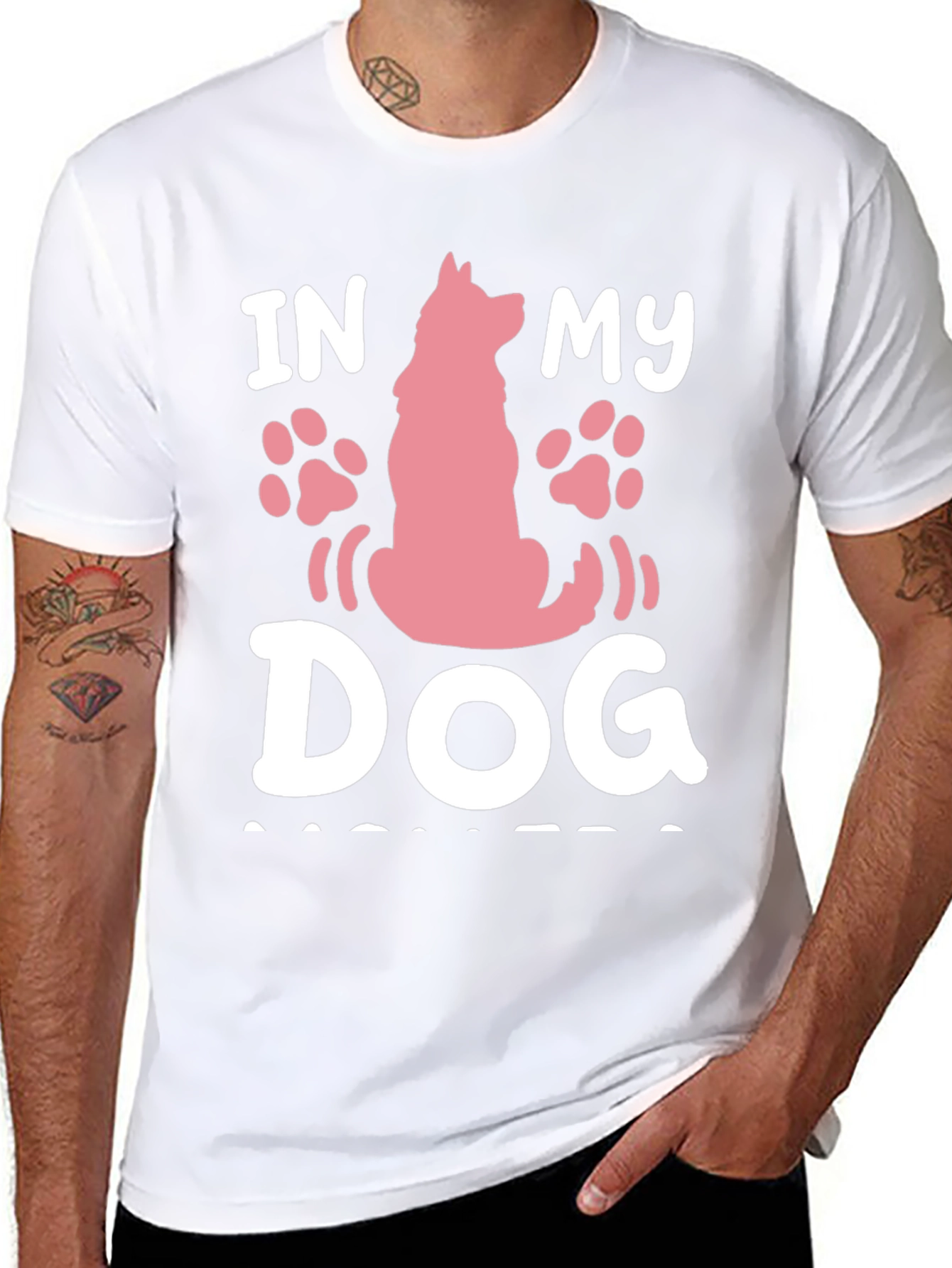 In My Dog Mom Era Graphic Tee - Black