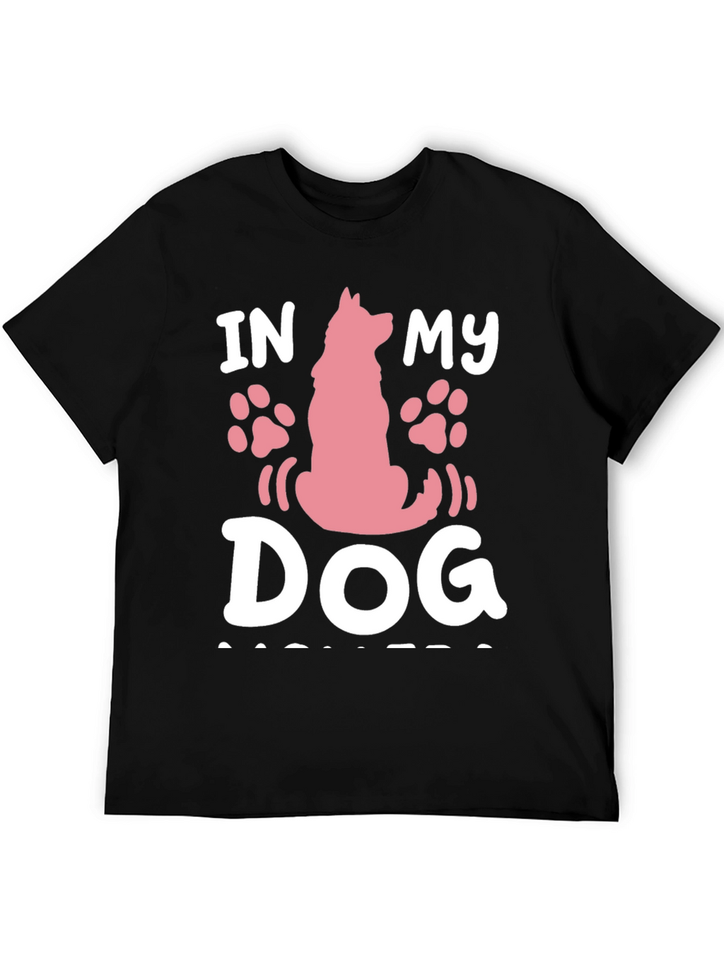 In My Dog Mom Era Graphic Tee - Black