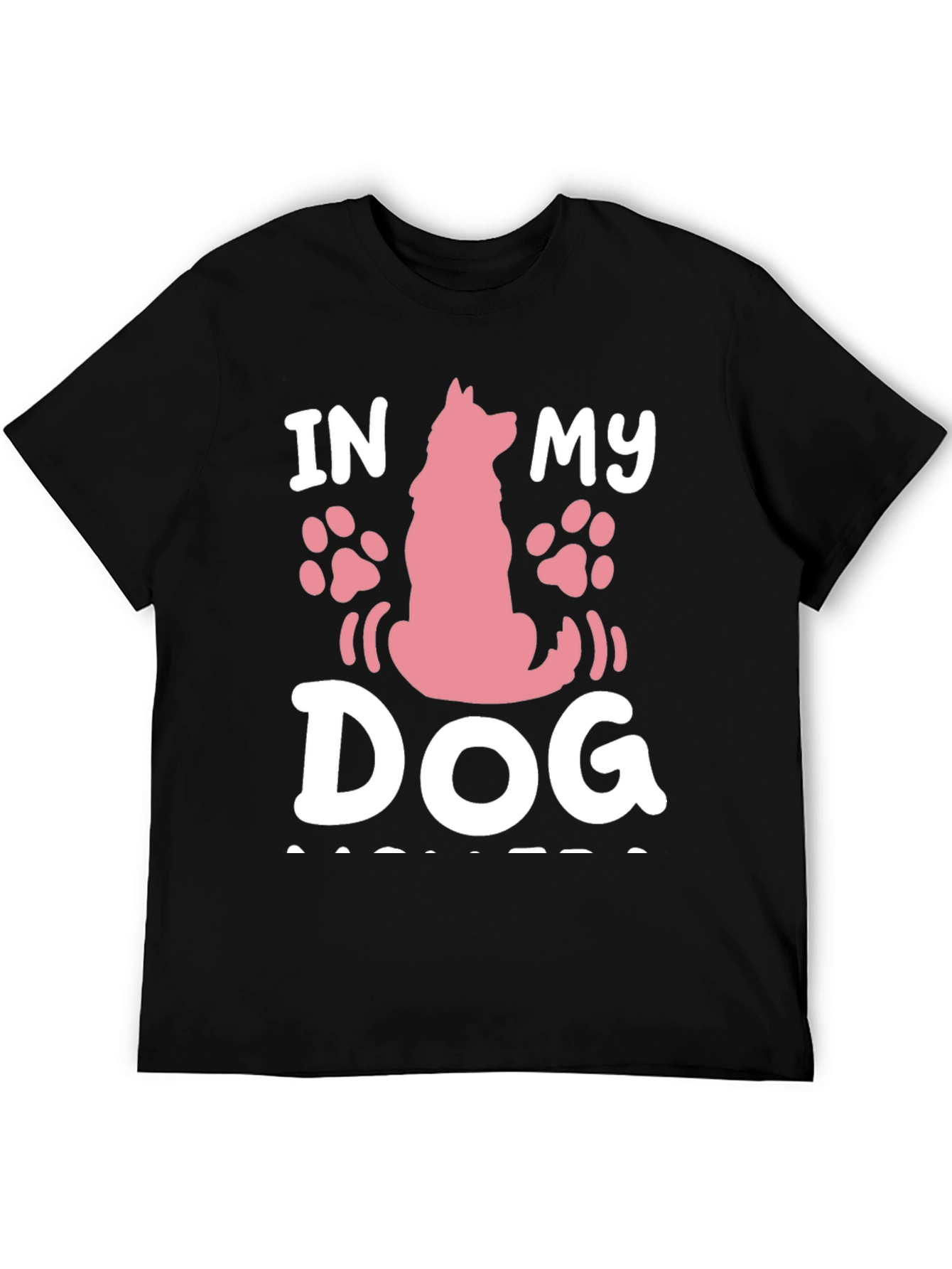 In My Dog Mom Era Graphic Tee - Black