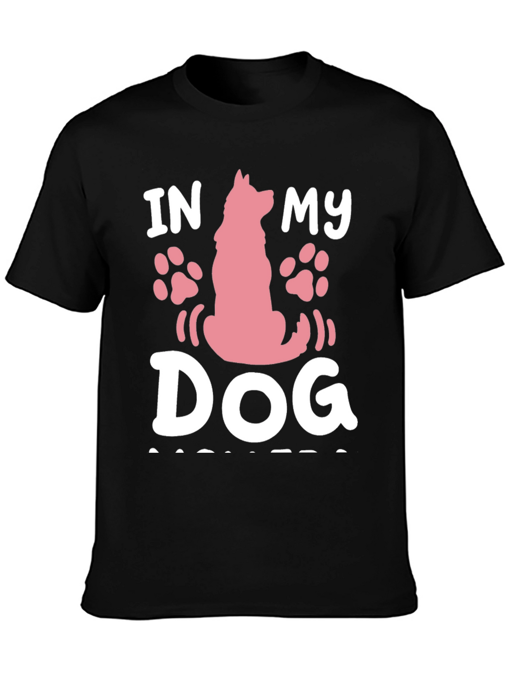 In My Dog Mom Era Graphic Tee - Black