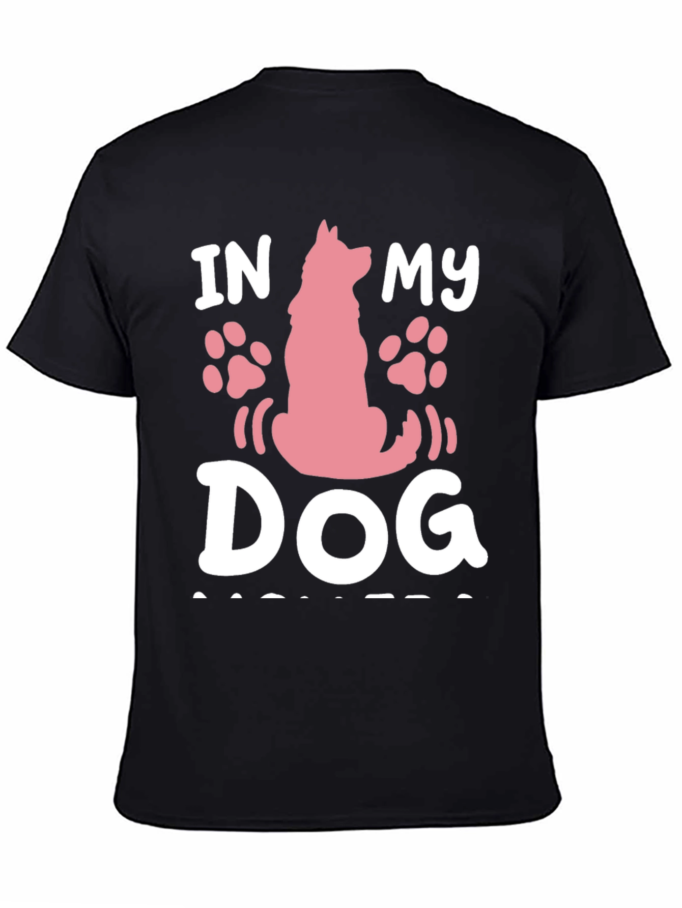 In My Dog Mom Era Graphic Tee - Black