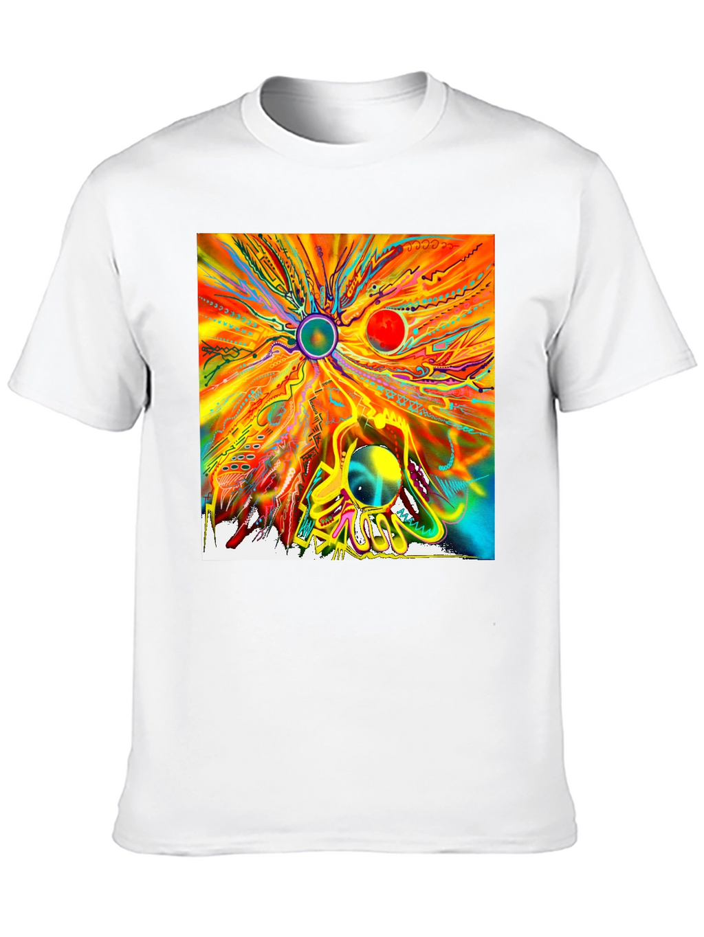 Abstract Art Graphic T-Shirt - Unique Design Tee