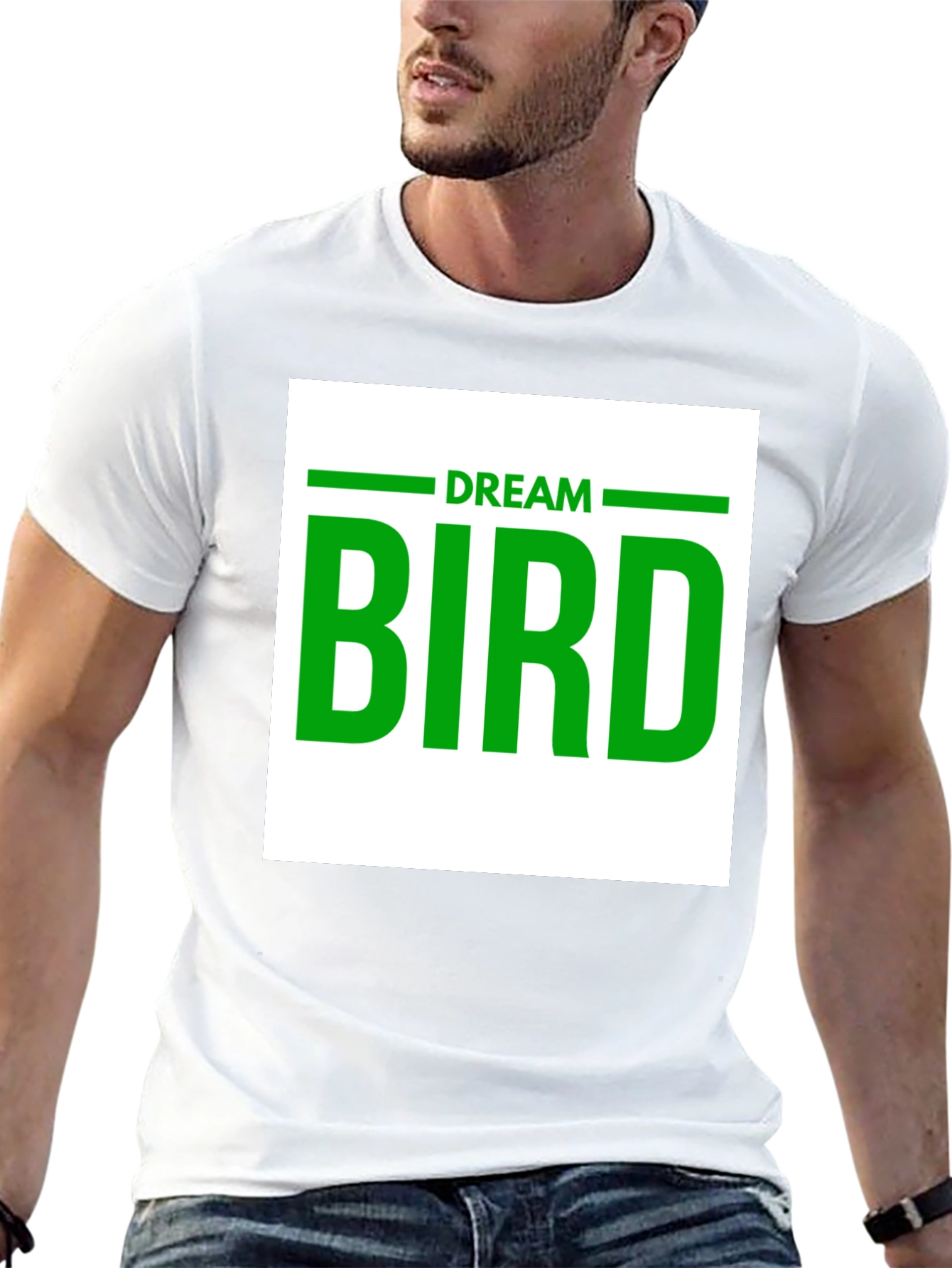 Dream Bird Graphic T-Shirt - Black Cotton Tee