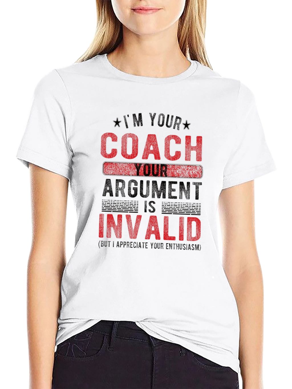 Im Your Coach Argument is Invalid Funny T-Shirt