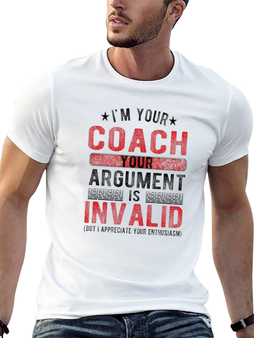 Im Your Coach Argument is Invalid Funny T-Shirt