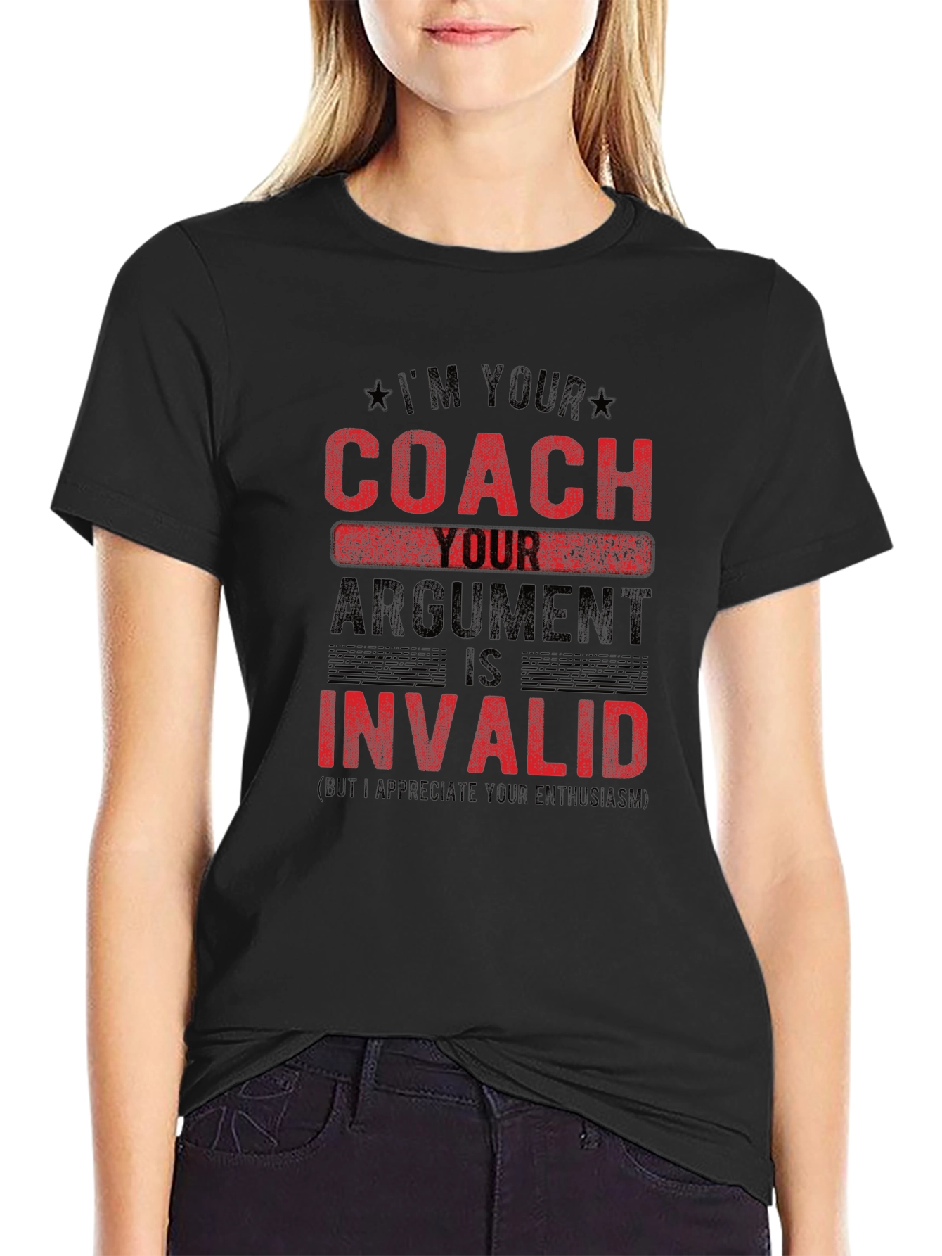 Im Your Coach Argument is Invalid Funny T-Shirt