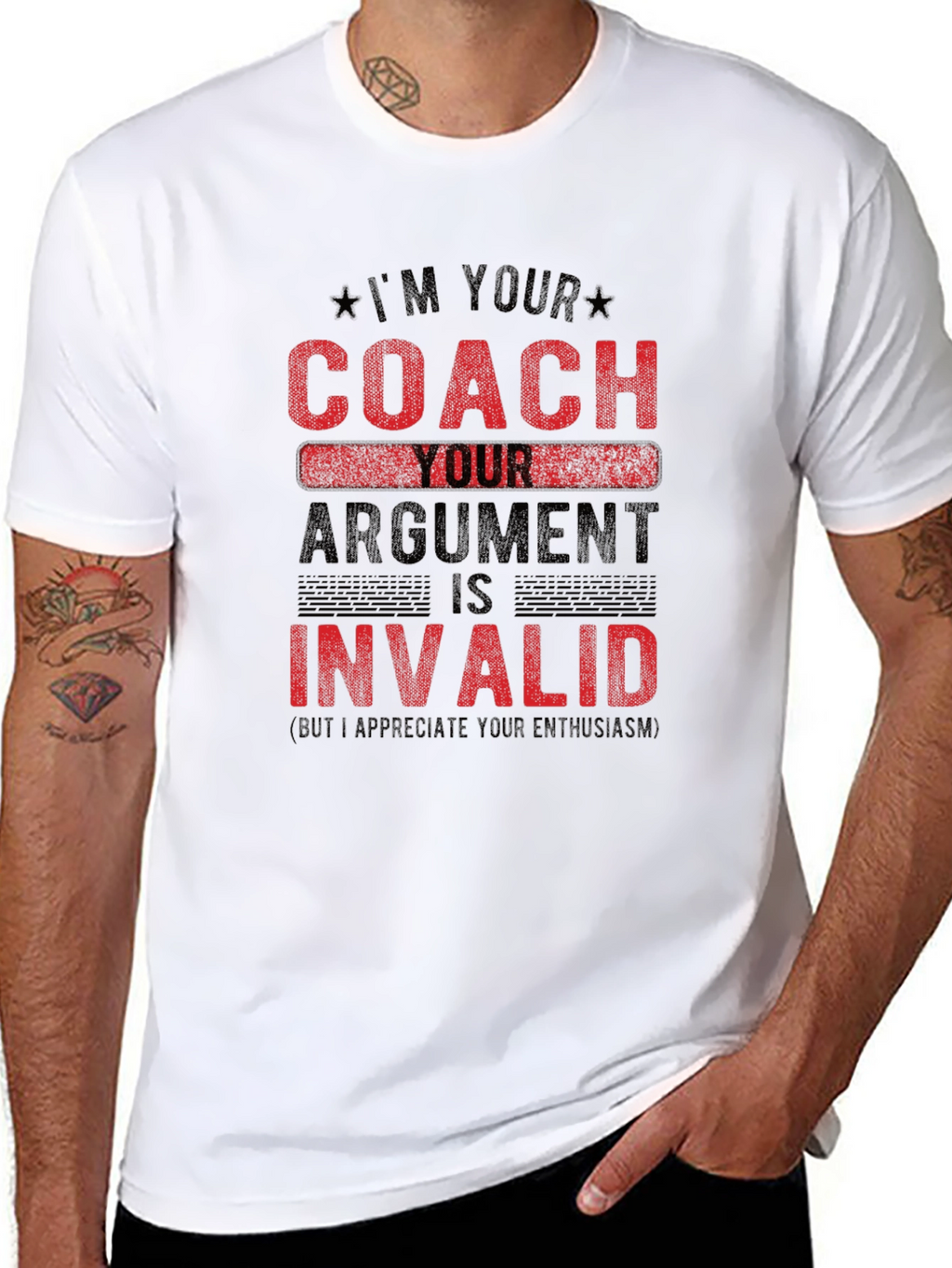 Im Your Coach Argument is Invalid Funny T-Shirt