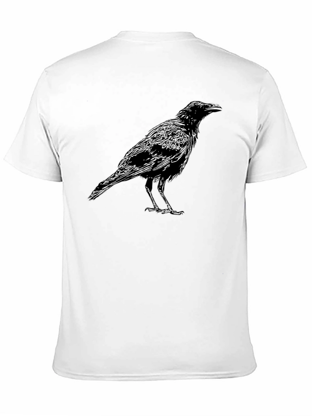Raven Graphic T-Shirt - Mens Black Tee