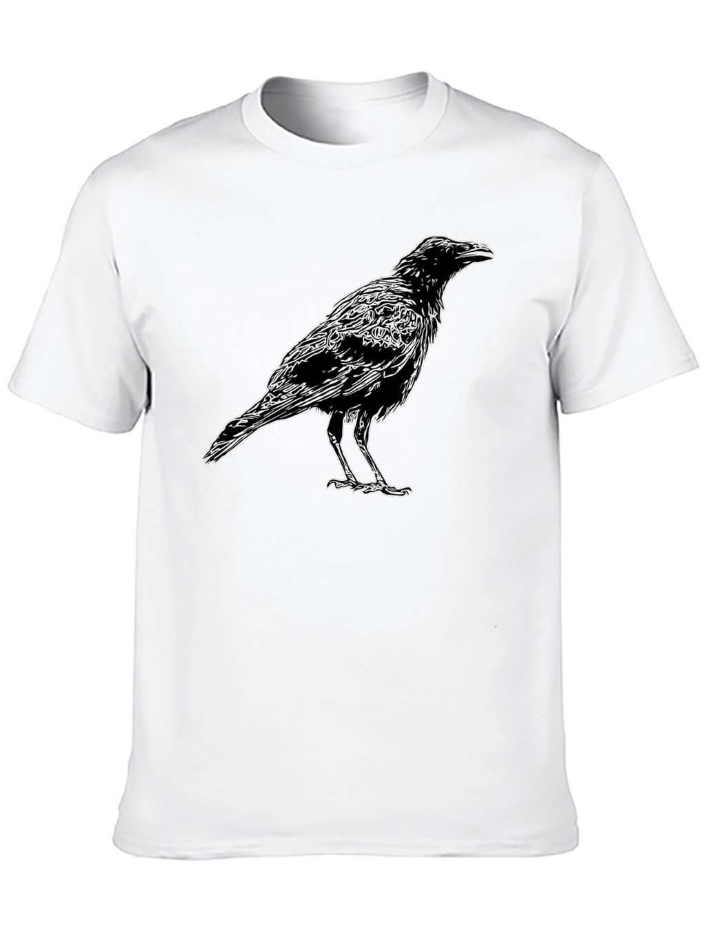 Raven Graphic T-Shirt - Mens Black Tee