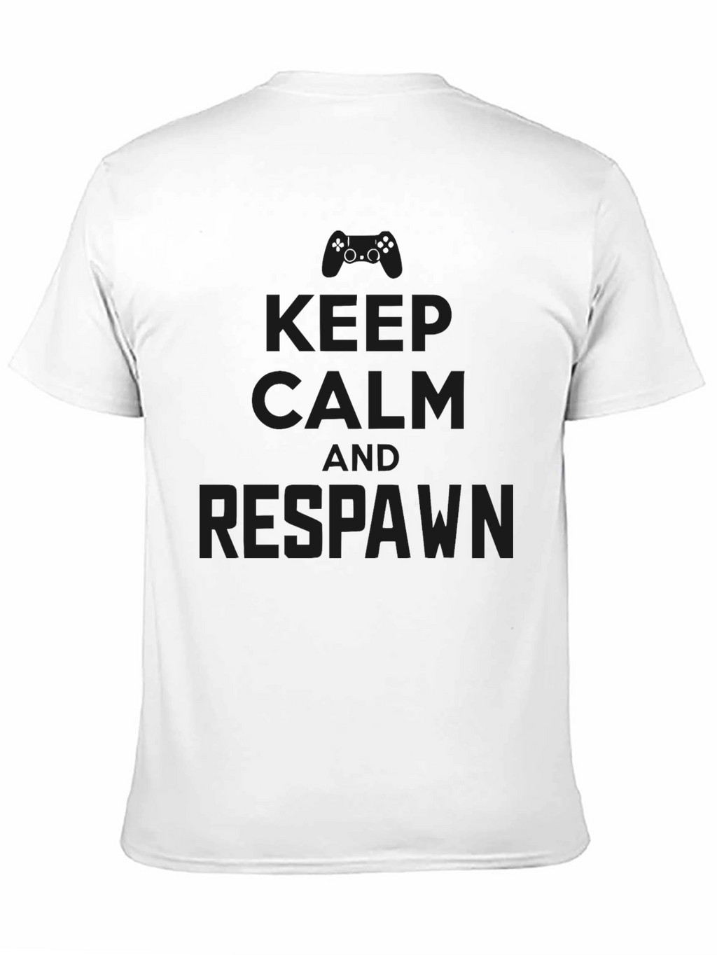 Keep Calm and Respawn - Black Gaming T-Shirt