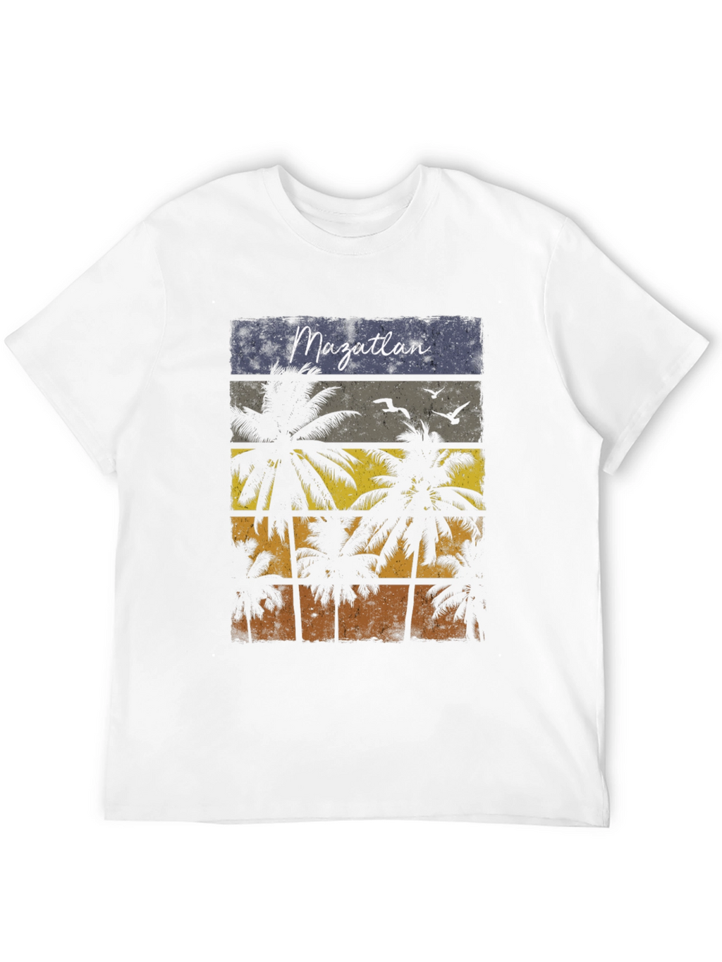 Mazatlan Palm Tree Graphic T-Shirt