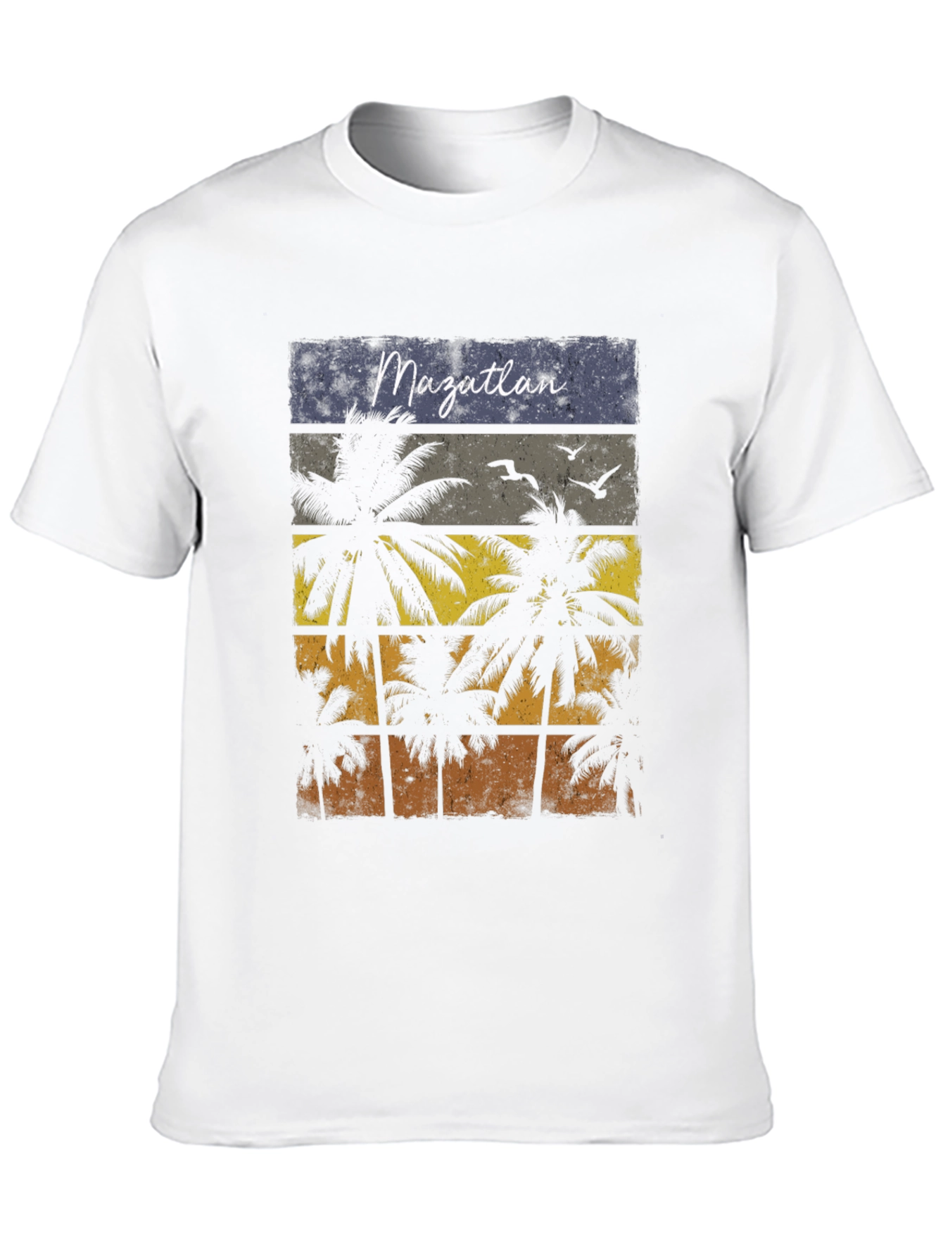 Mazatlan Palm Tree Graphic T-Shirt