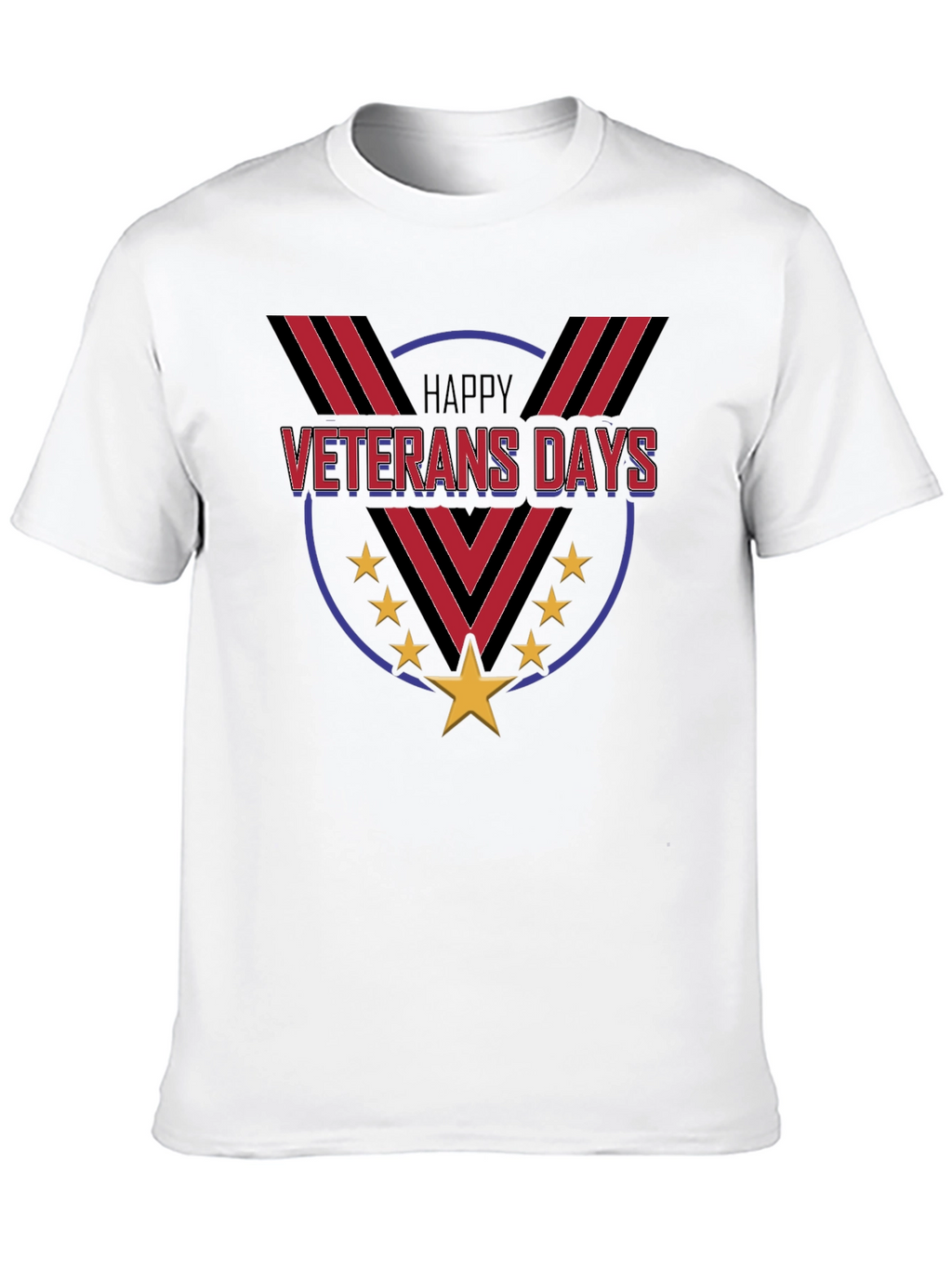 Happy Veterans Day T-Shirt - Patriotic Design