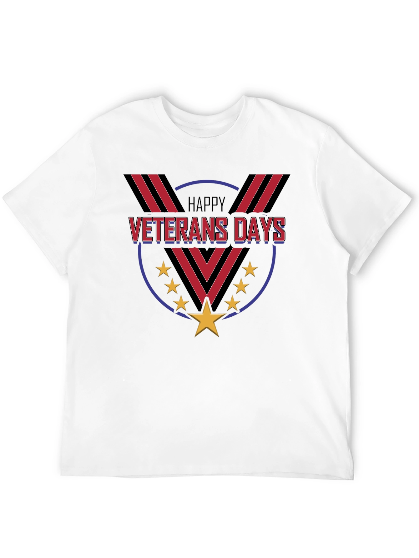 Happy Veterans Day T-Shirt - Patriotic Design