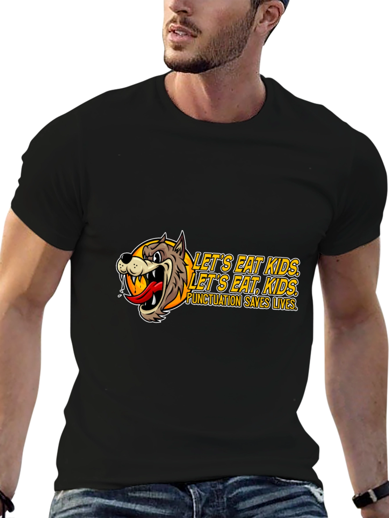 Eat Kids Punctuation Humor T-Shirt