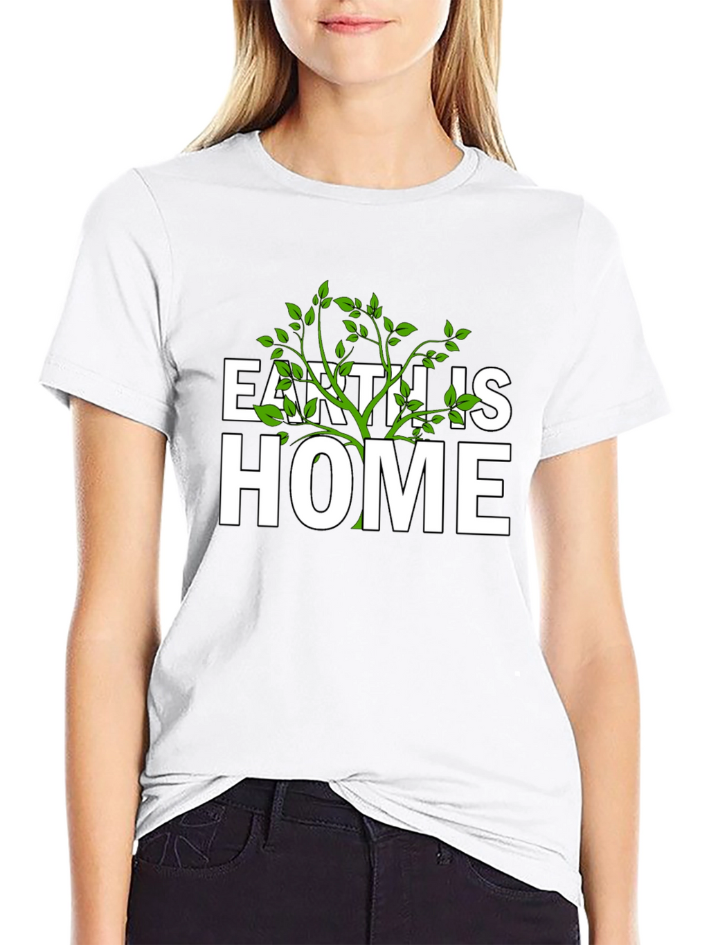 Earth is Home Graphic Tee - Eco Friendly T-Shirt