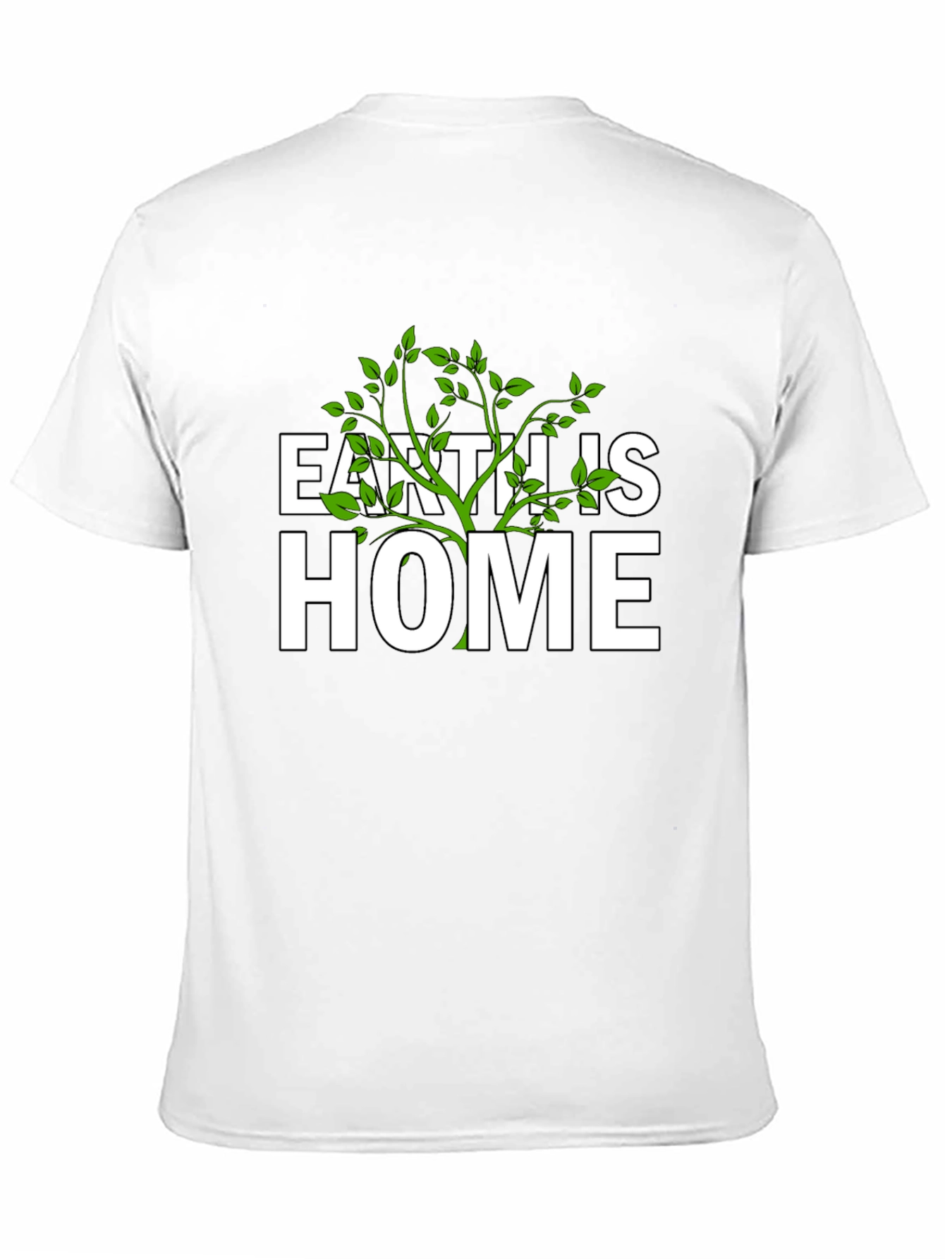 Earth is Home Graphic Tee - Eco Friendly T-Shirt