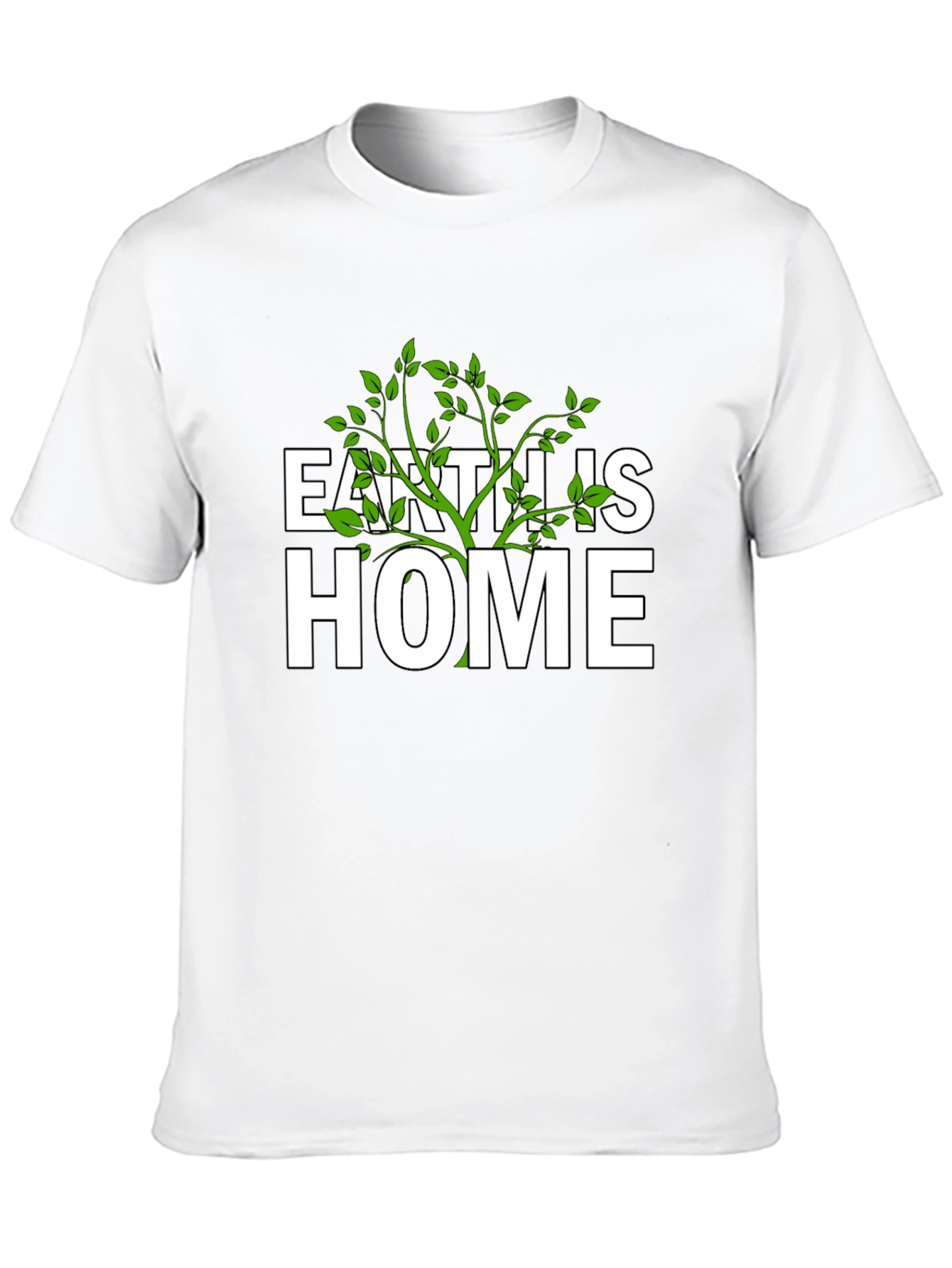 Earth is Home Graphic Tee - Eco Friendly T-Shirt