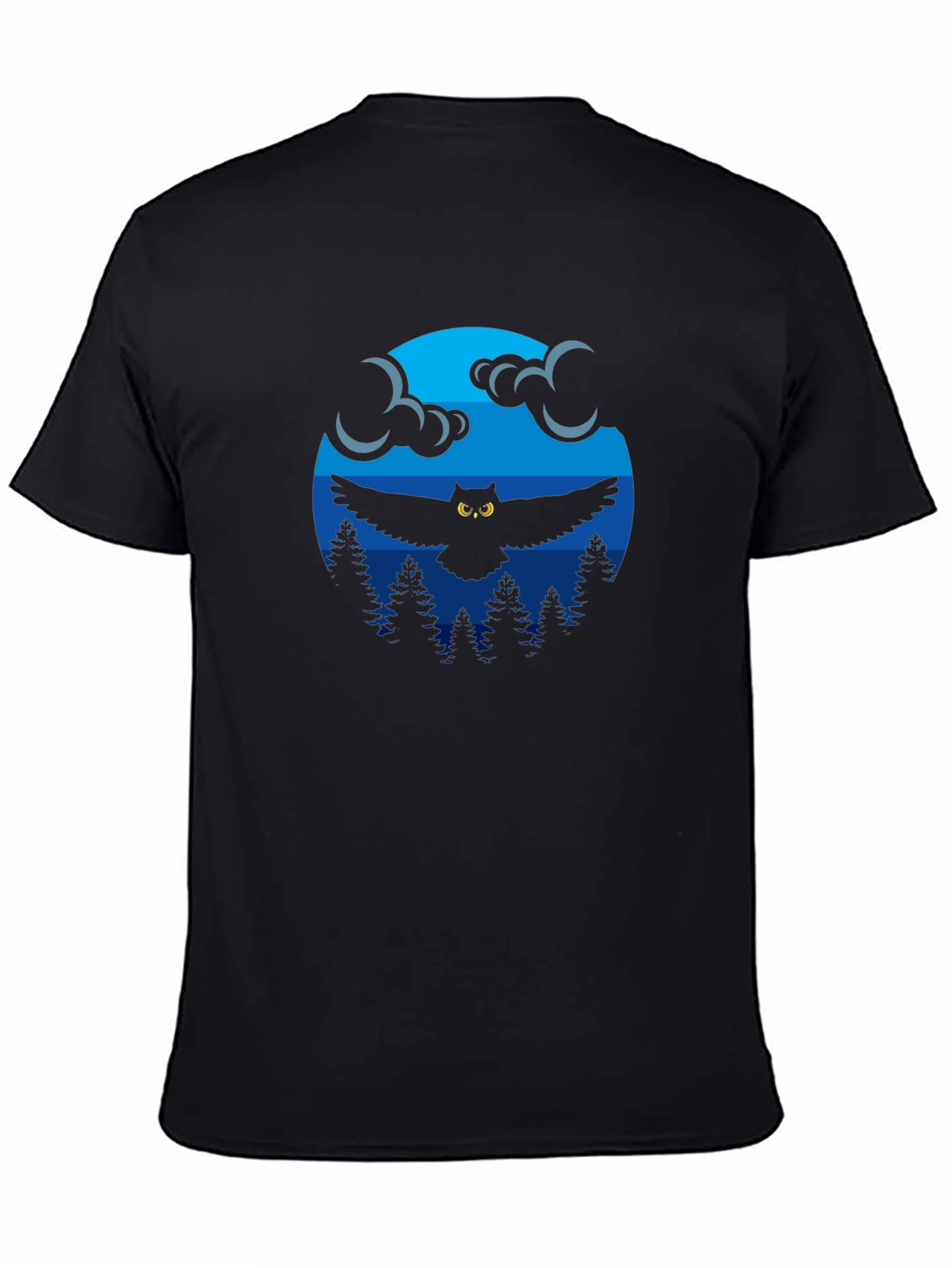 Owl in Moonlight Graphic T-Shirt