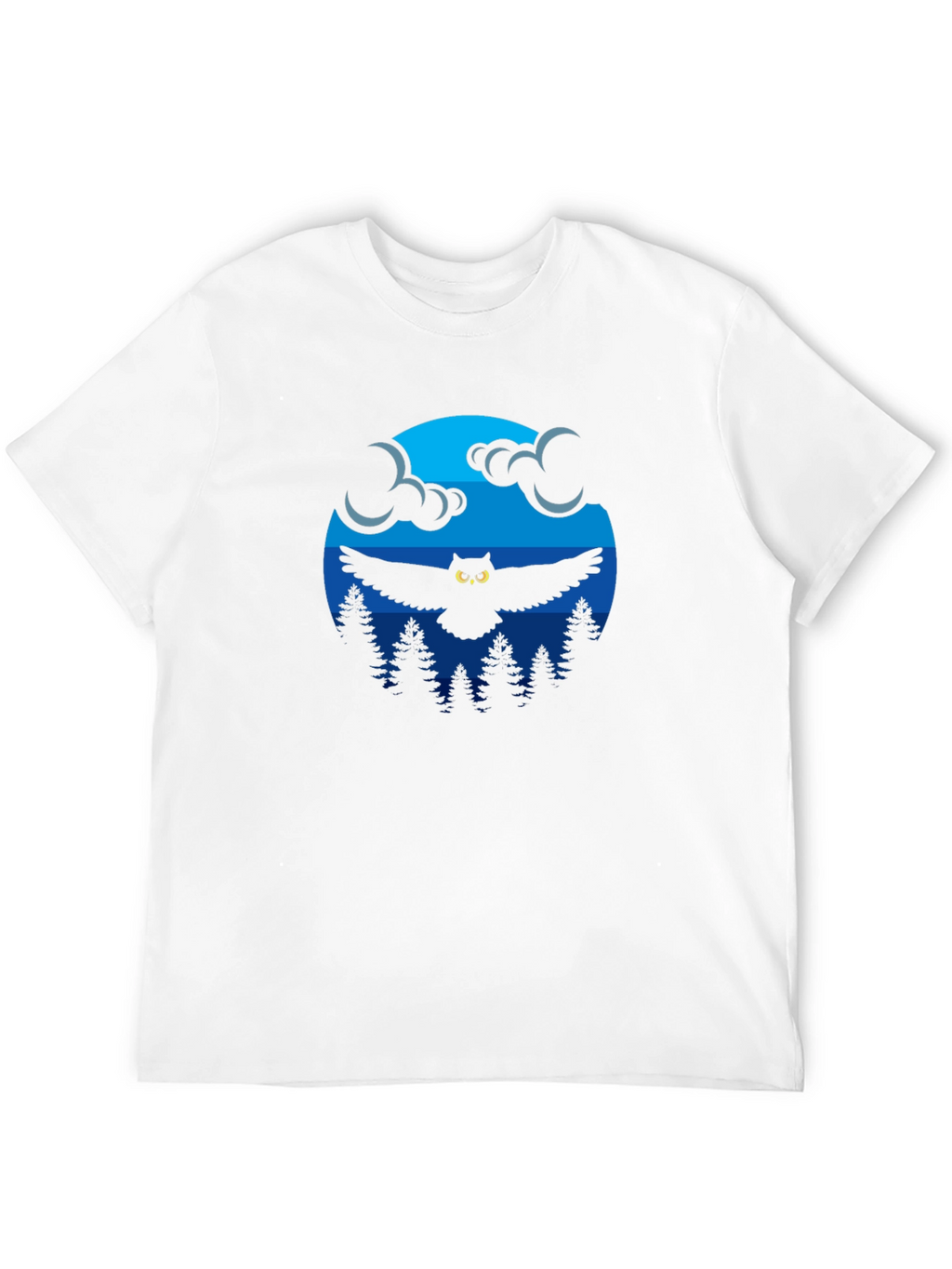 Owl in Moonlight Graphic T-Shirt