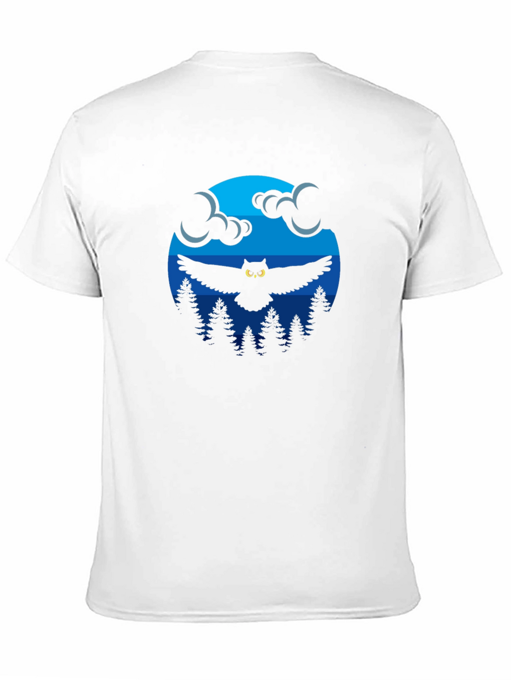 Owl in Moonlight Graphic T-Shirt