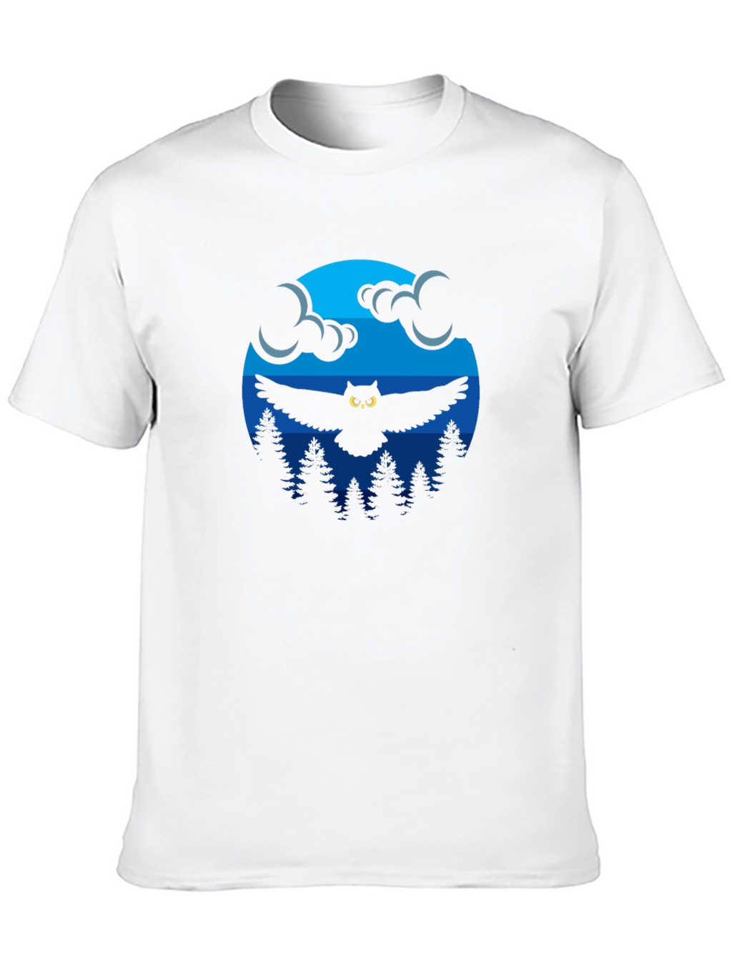 Owl in Moonlight Graphic T-Shirt