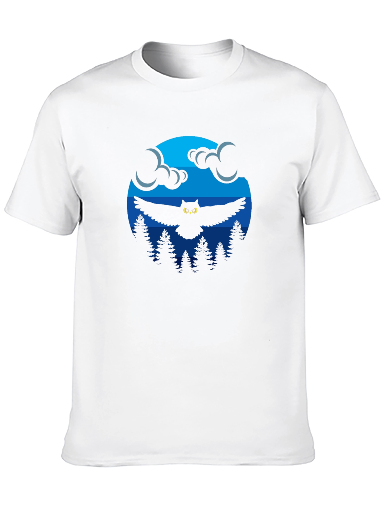 Owl in Moonlight Graphic T-Shirt
