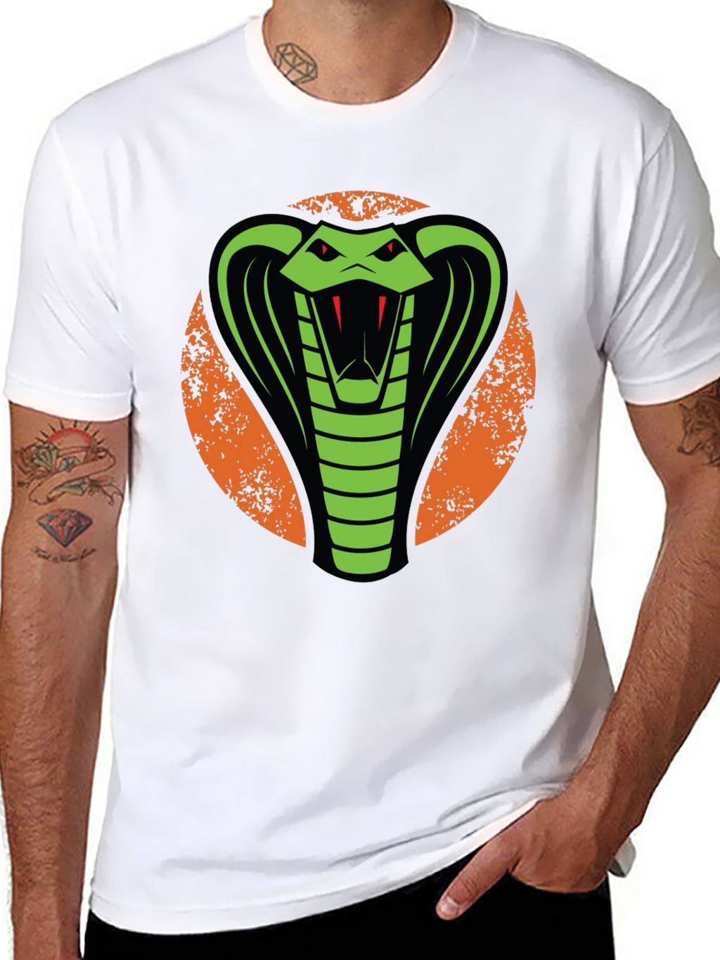 Cobra Graphic Tee - Bold Snake Design
