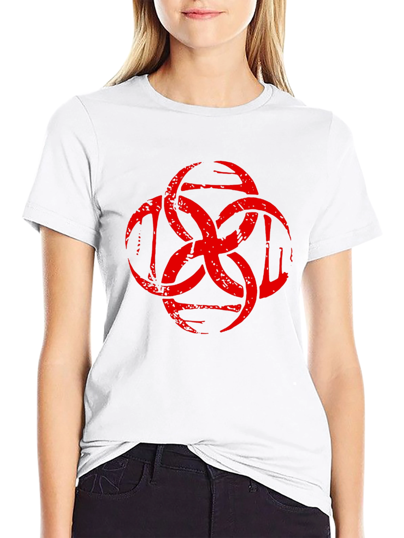 Tribal Tattoo Style Graphic T-Shirt
