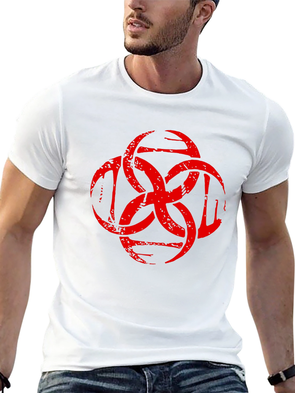 Tribal Tattoo Style Graphic T-Shirt