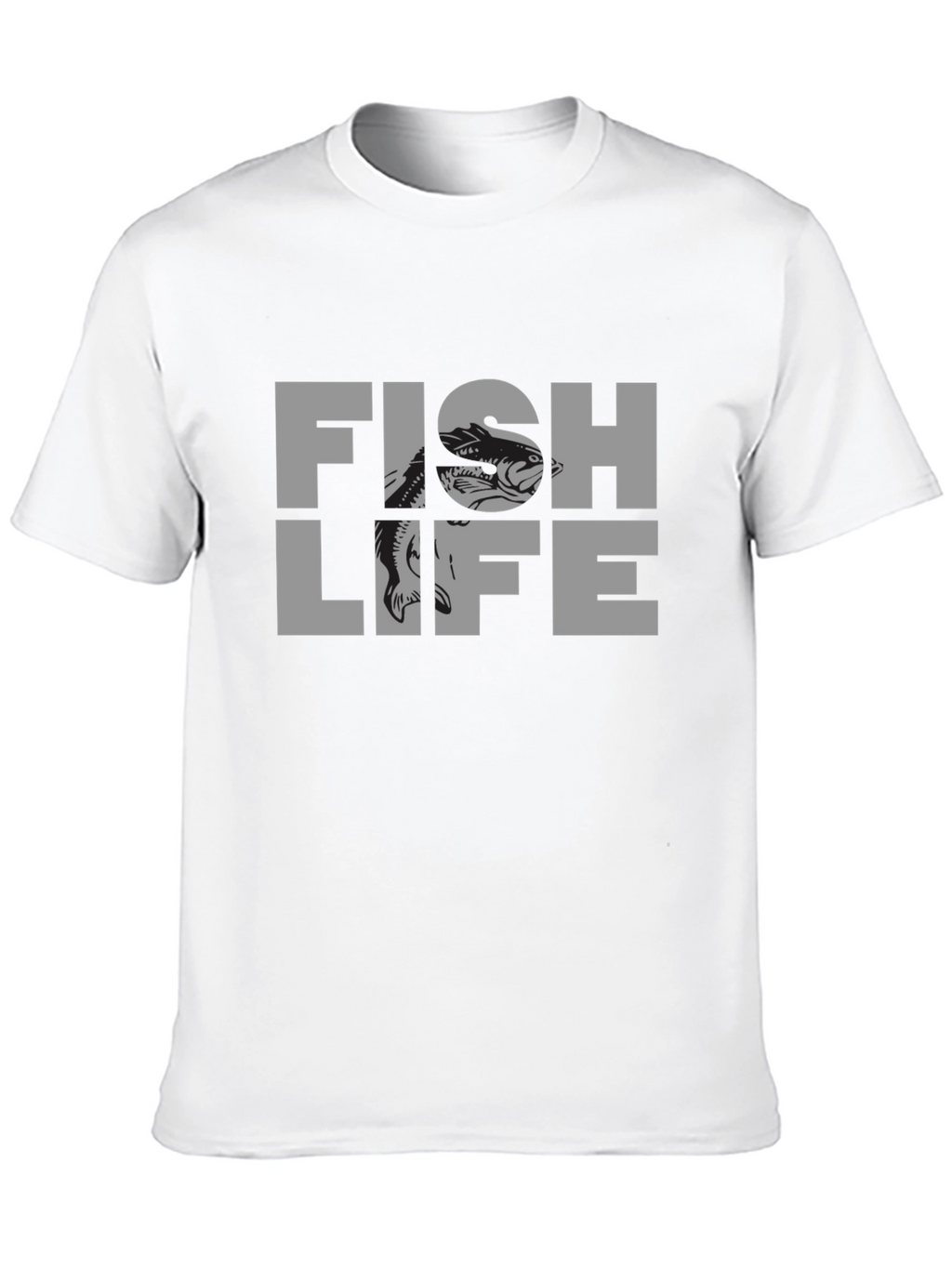 Fish Life Graphic T-Shirt - Black