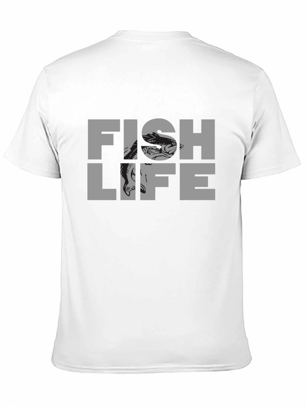 Fish Life Graphic T-Shirt - Black