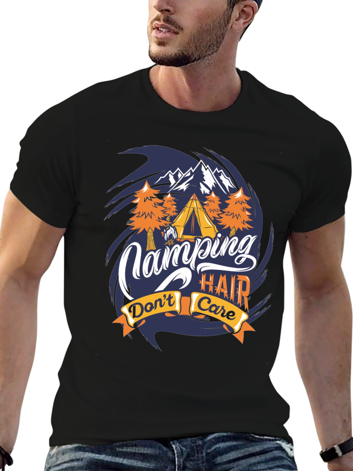 Camping Hair Dont Care T-Shirt