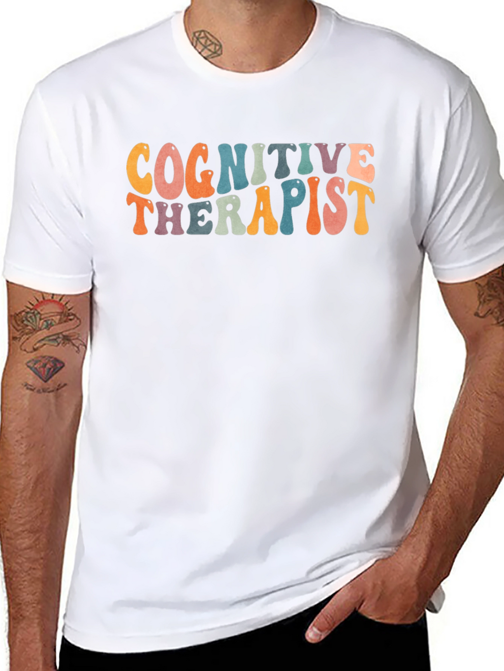 Cognitive Therapist Tee - Retro Style Therapy T-Shirt
