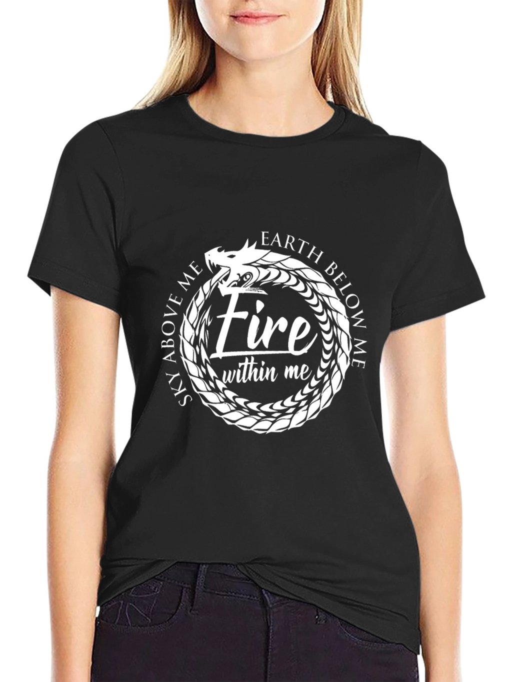 Ouroboros Fire Graphic T-Shirt